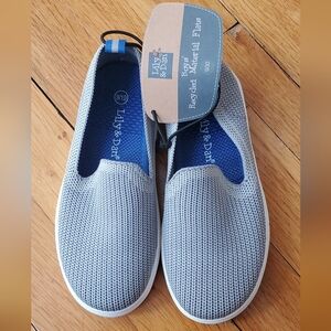 Lily & Dan Kids Gray Slip-On Sneakers